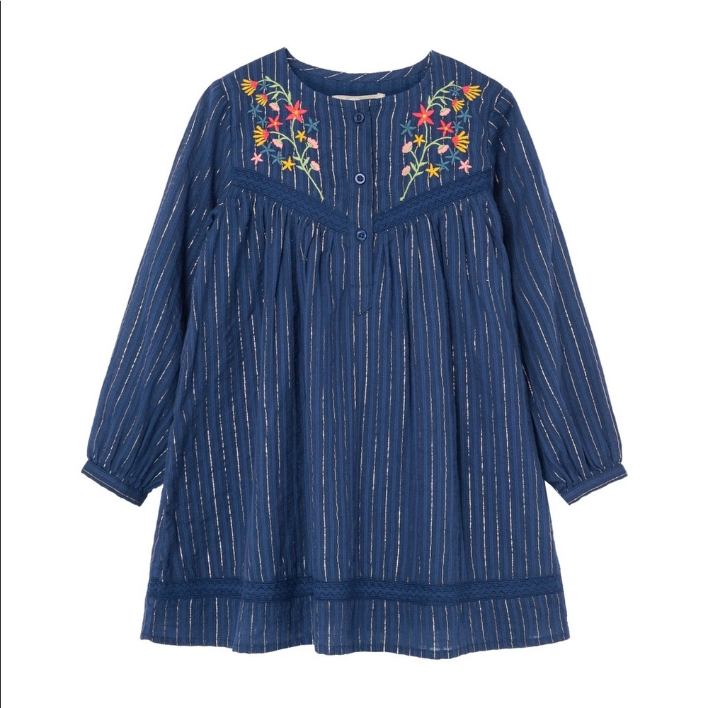 Peek embroidered dress